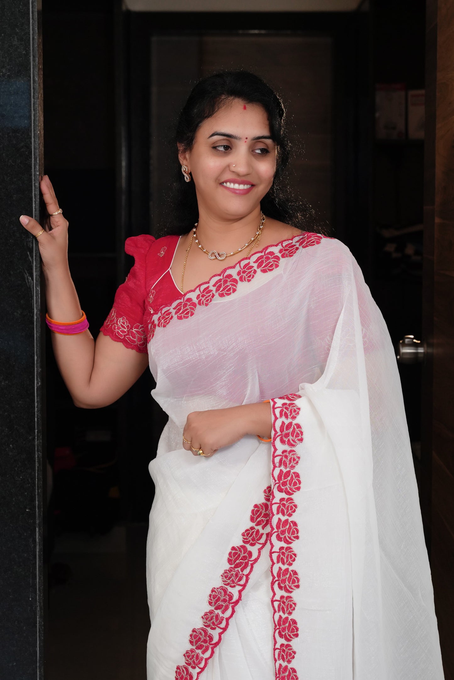 Space silk saree - SLS49