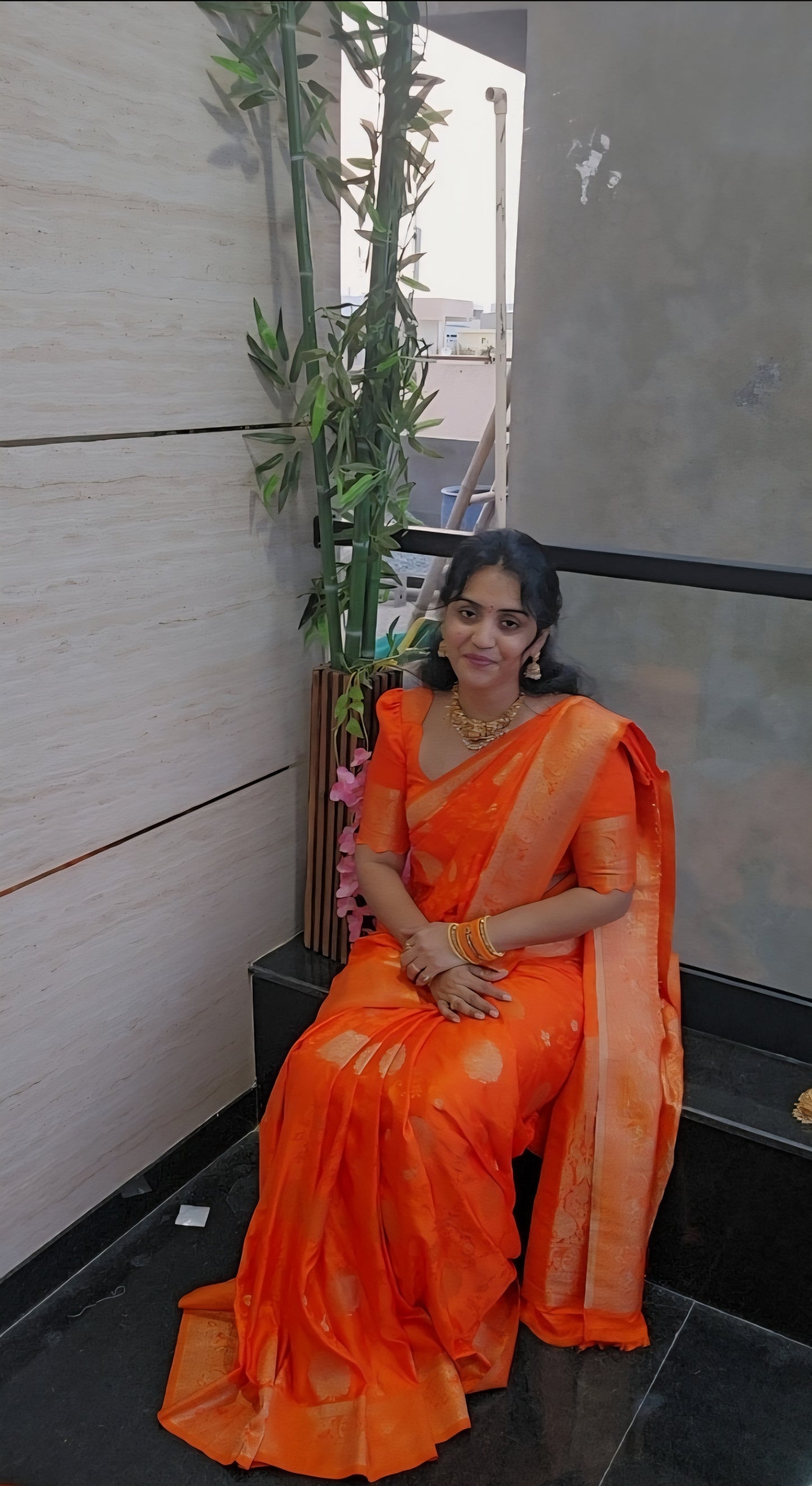 Banarasi Mushroom silk saree- SLS43