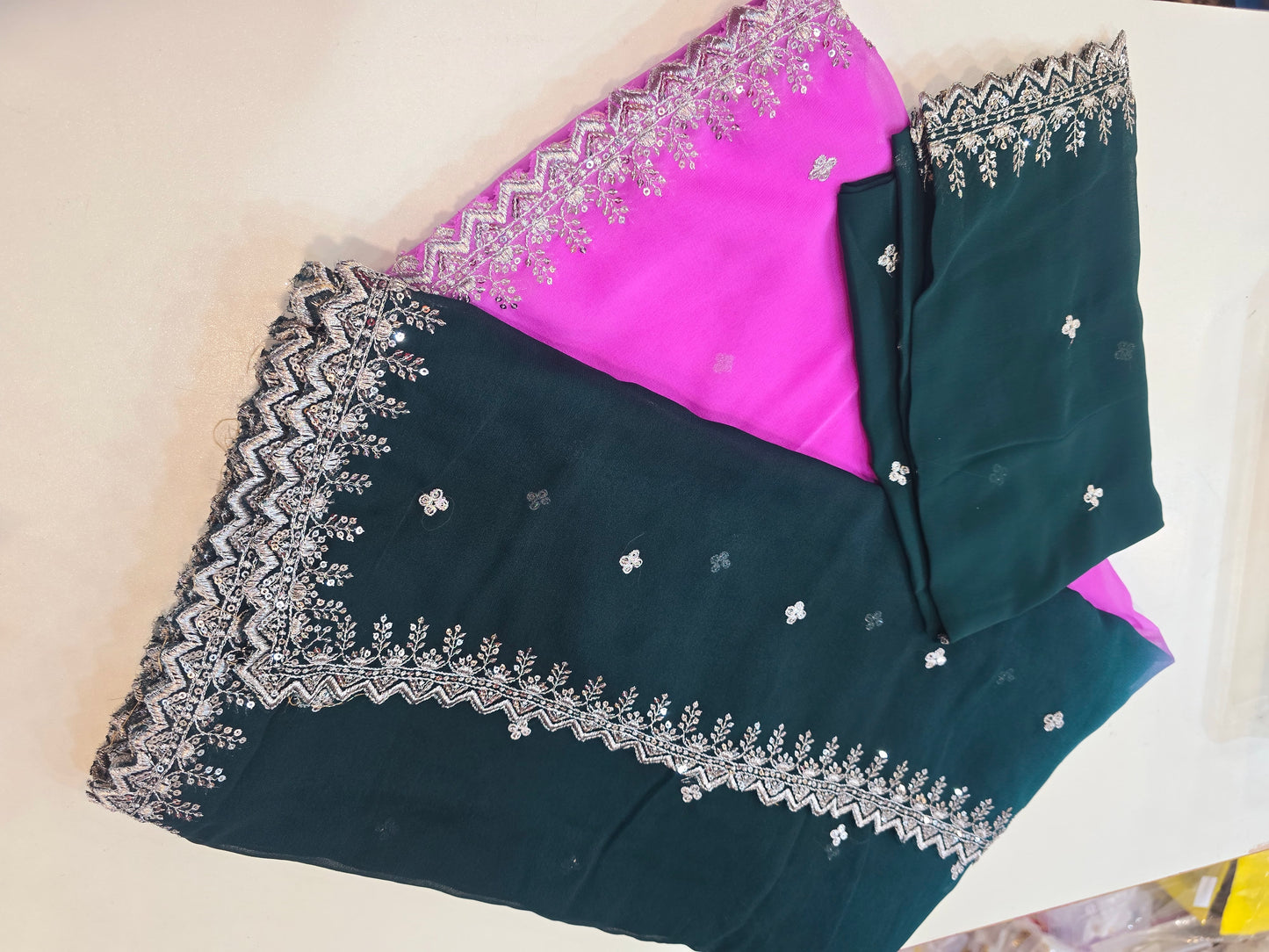 Saree un stiched blouse code SLS 307