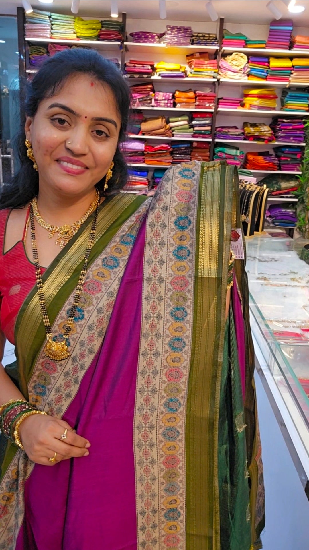 Saree un stiched blouse code SLS 538
