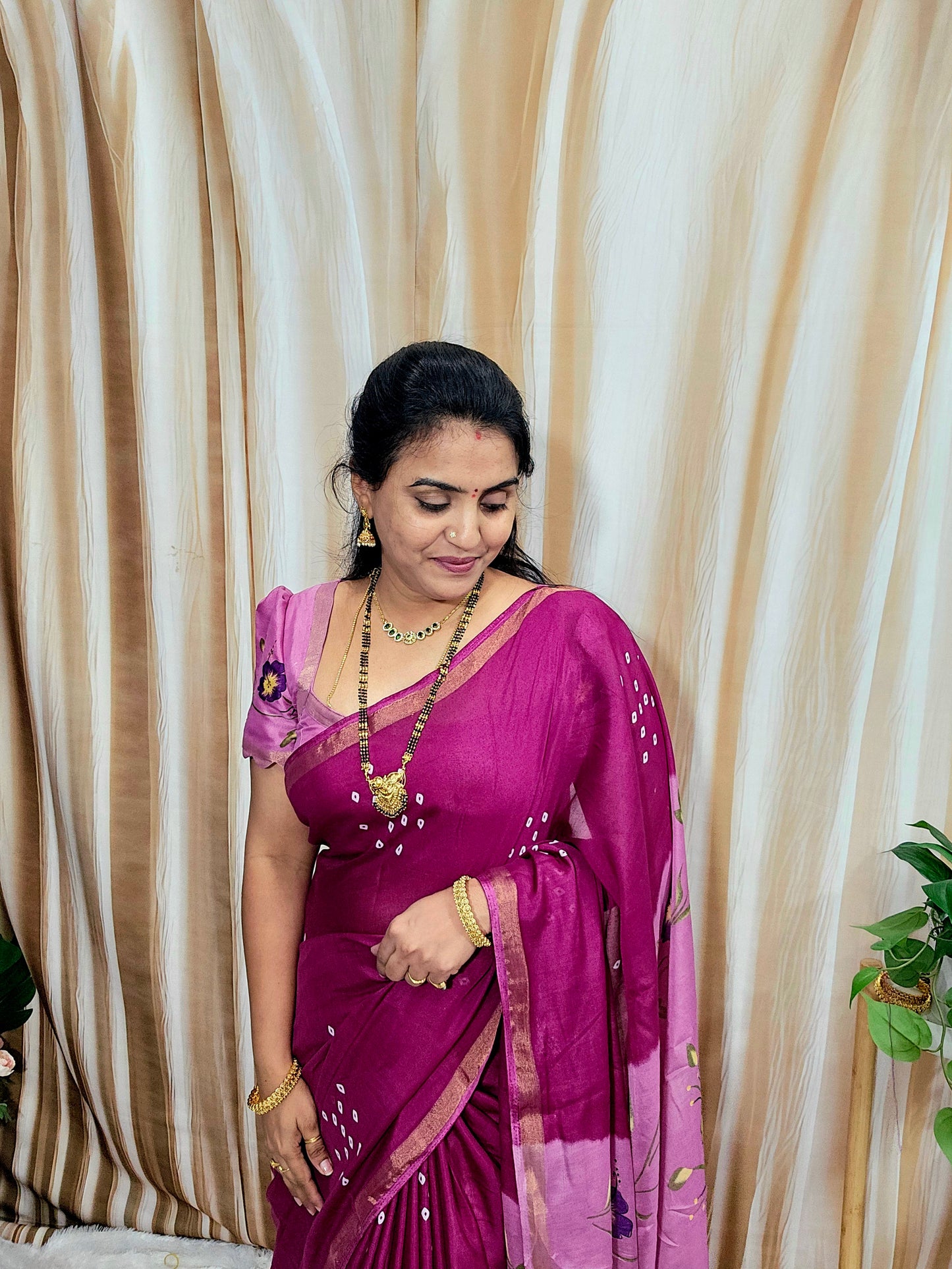 Saree un stiched blouse code SLS 642