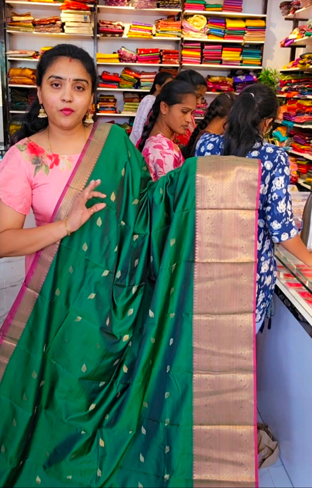 Saree un stiched blouse code SLS 524