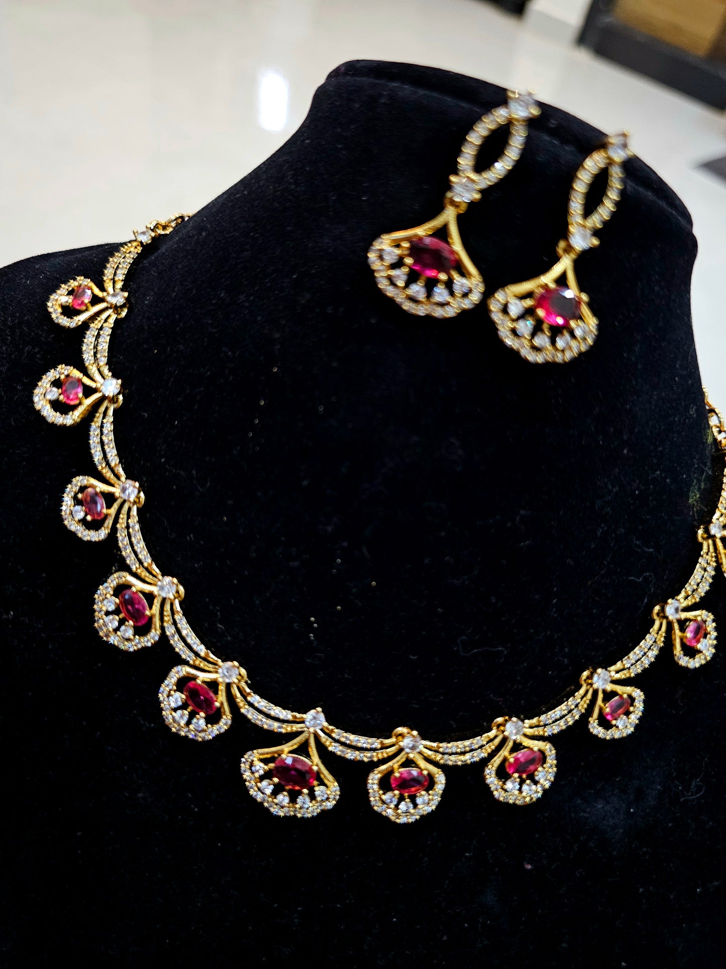 Rubi Neck set with earrings code SLS 438 J
