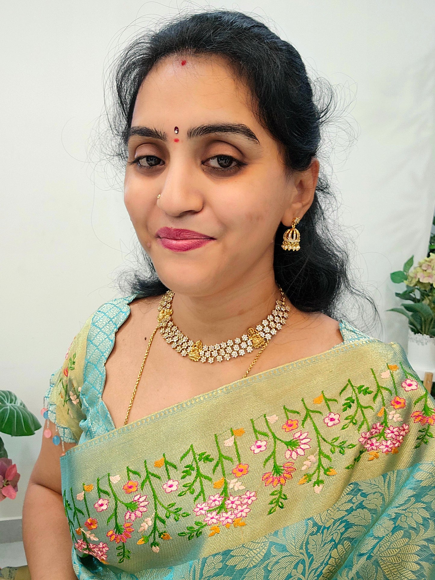 Code SLS 191j neck set with earrings small return gift