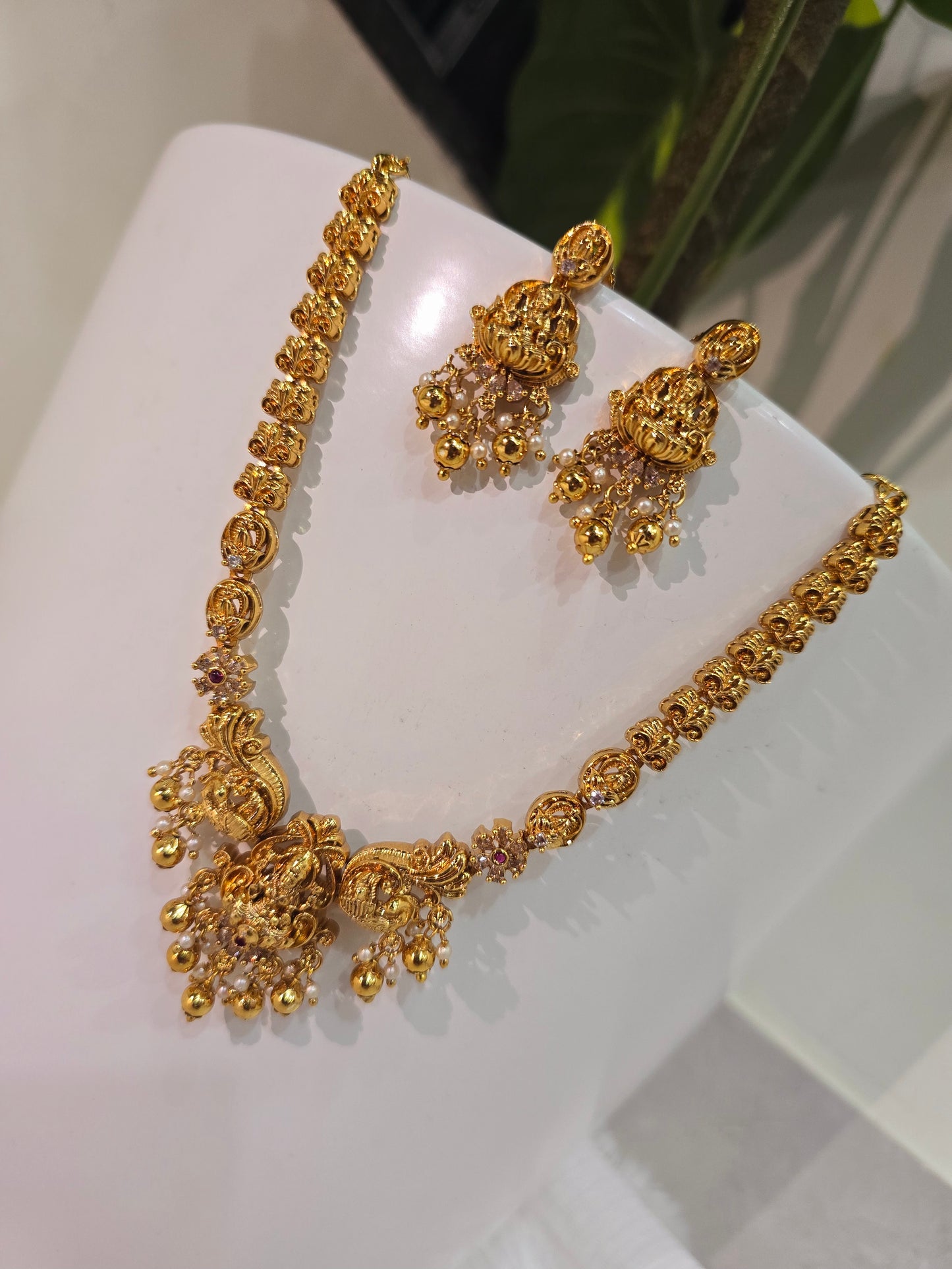 Neck set with earrings Code SLS 367 J