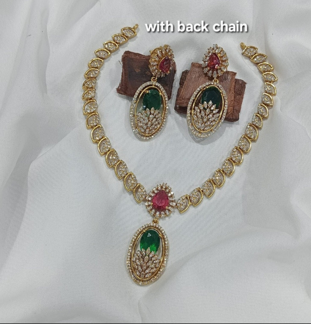 Neck set with earrings code SLS 448J