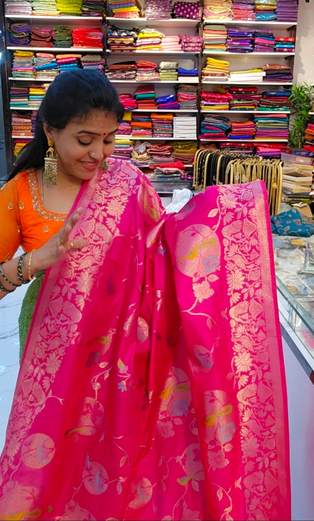 Saree un stiched blouse code SLS