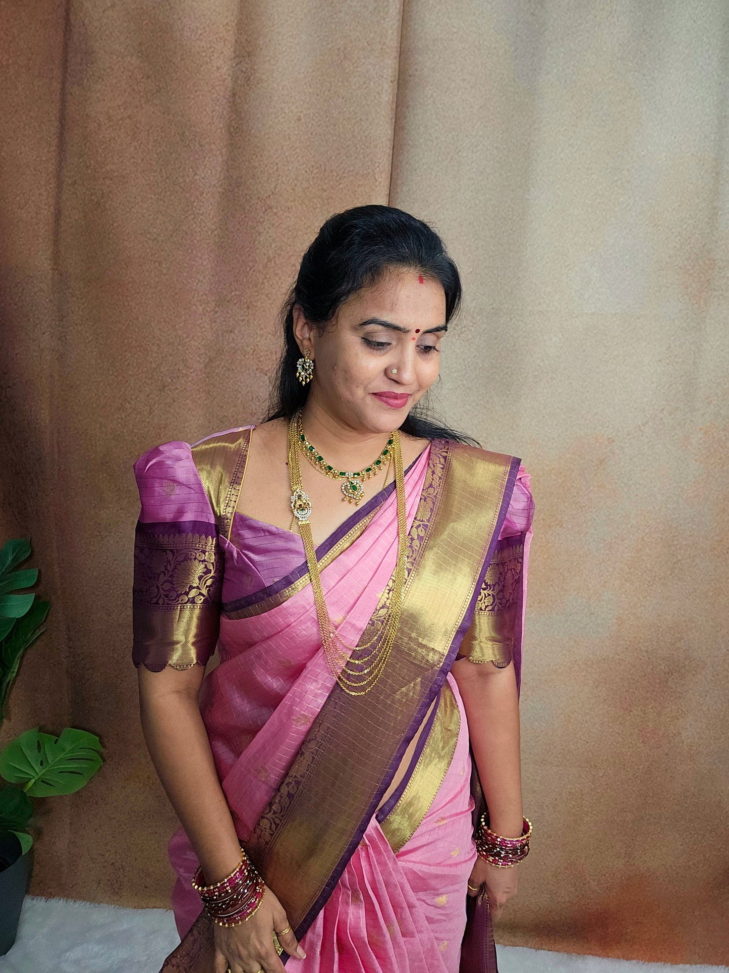 Saree un stiched blouse code SLS 671