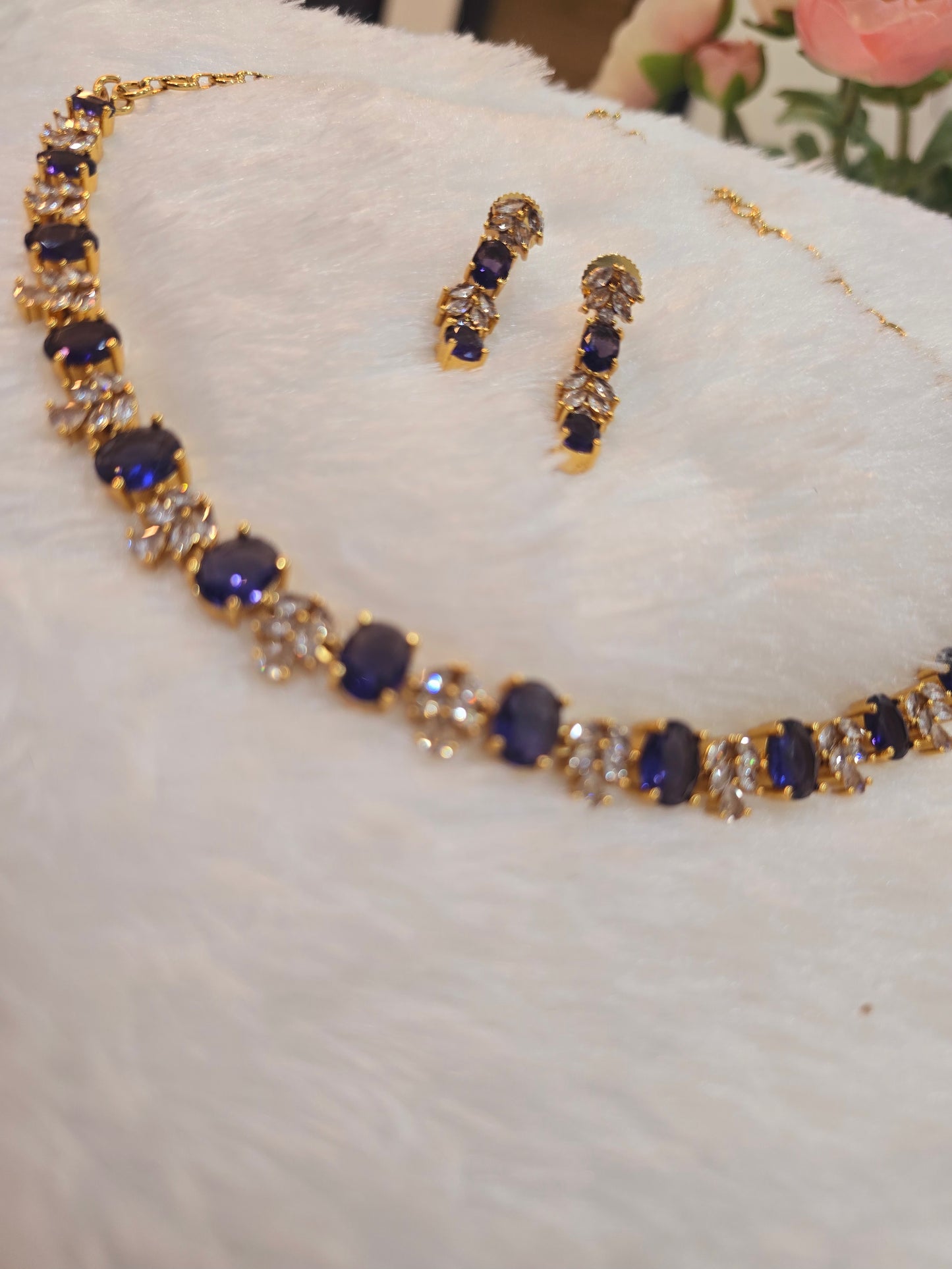 Neck set with earrings Code SLS 278J