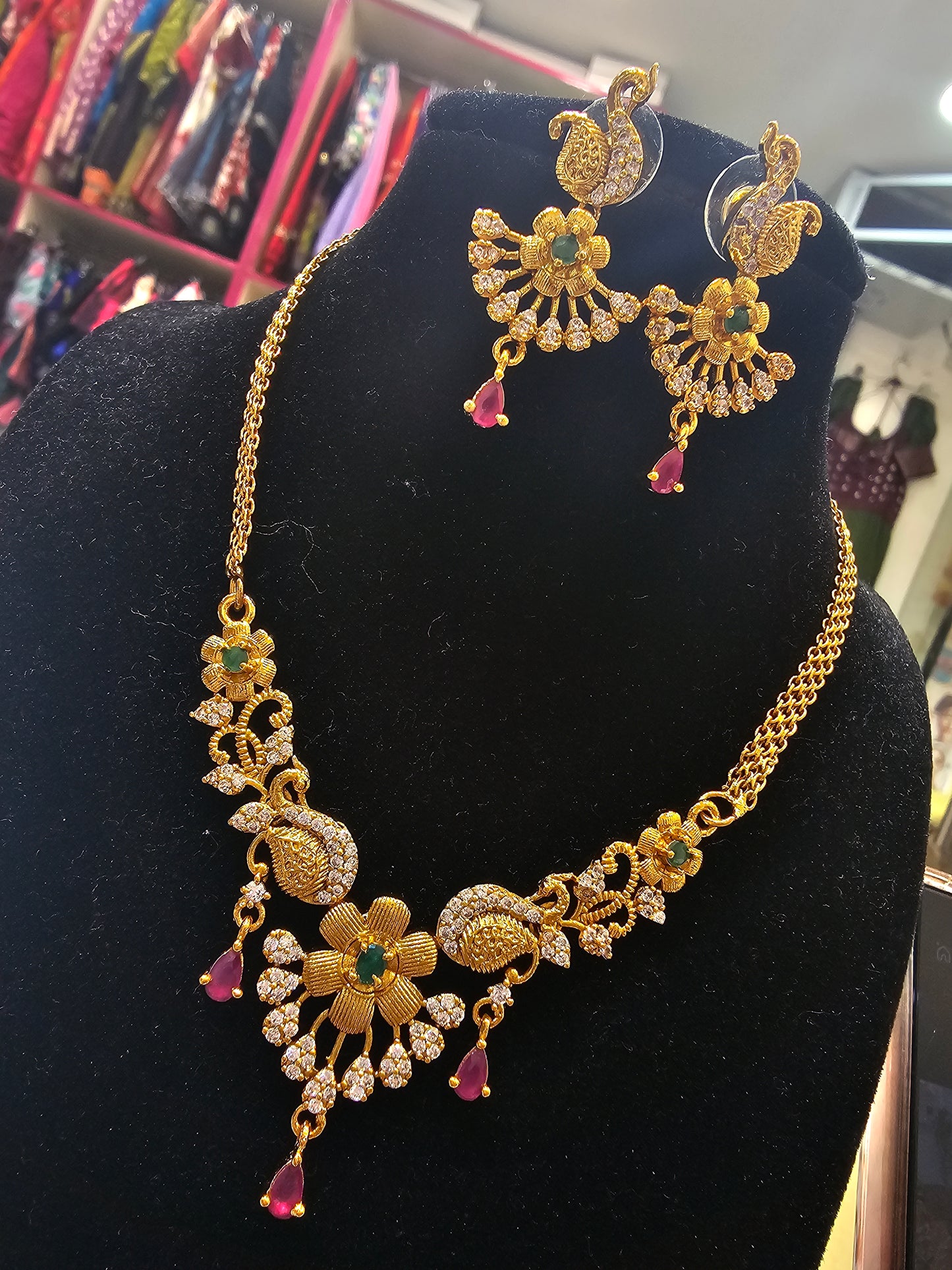 Neck set with earrings code SLS 374 J