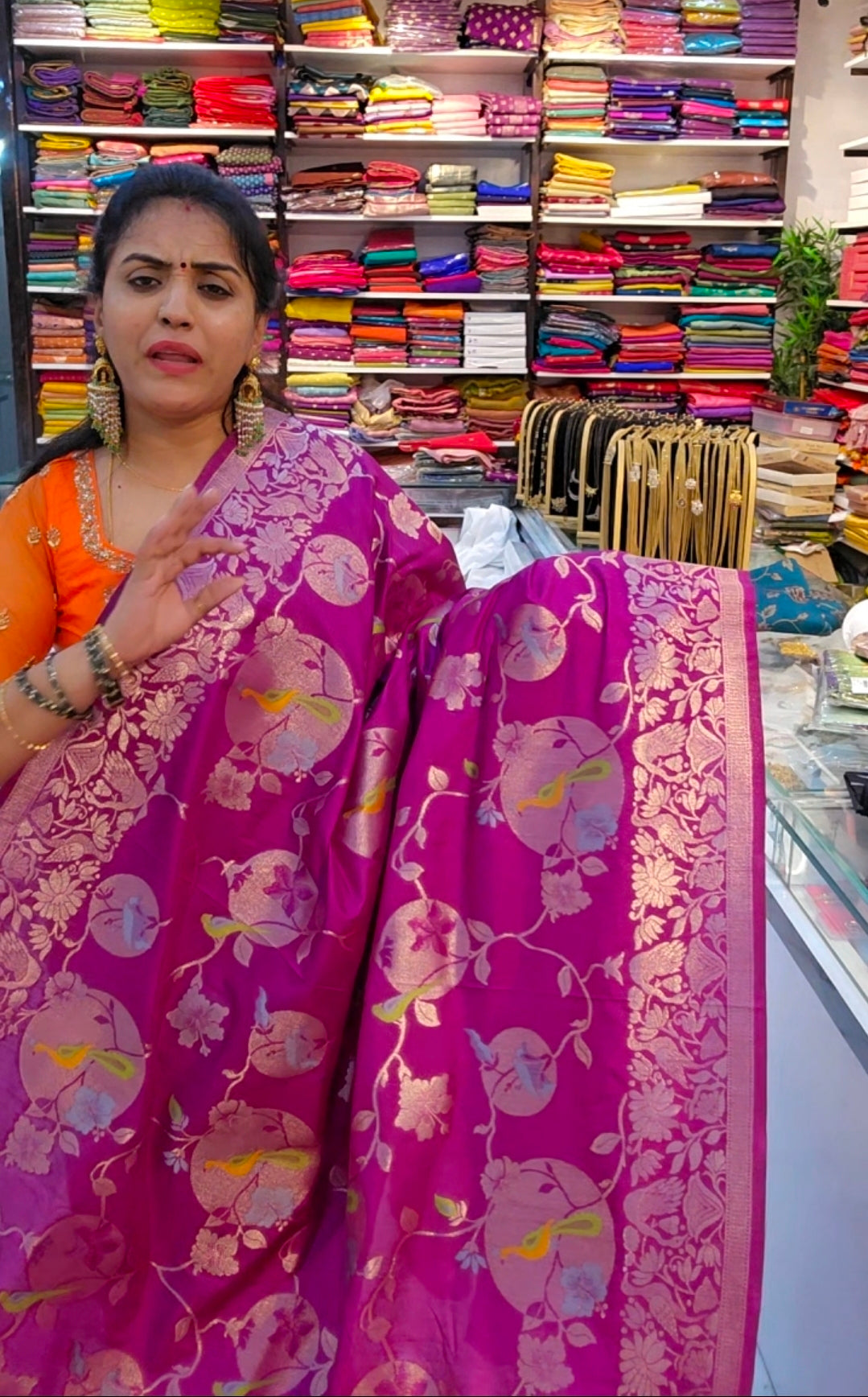 Saree un stiched blouse code SLS