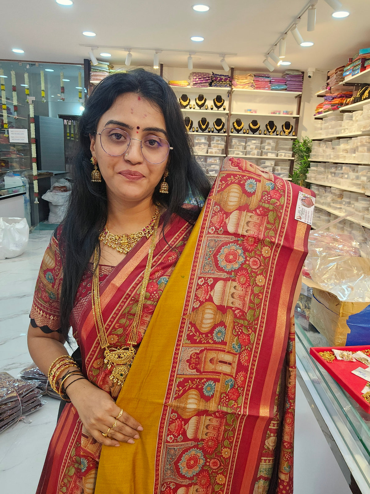 Saree un stiched blouse code SLS 732