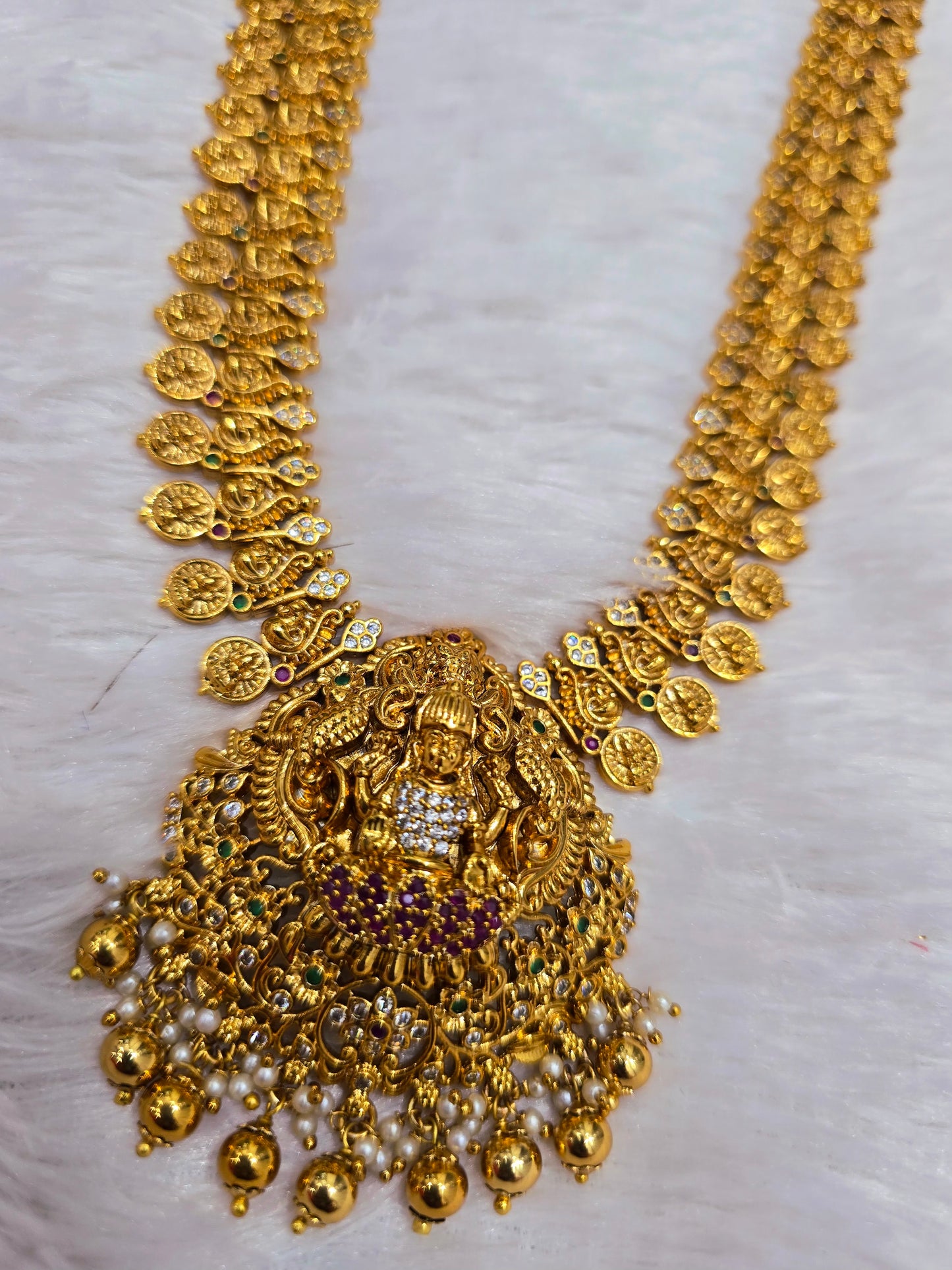 Long set with earrings code SLS 450J return gift