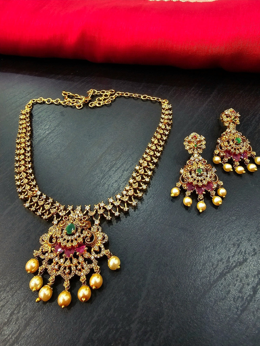 Neck set with earrings Code SLS 291 J