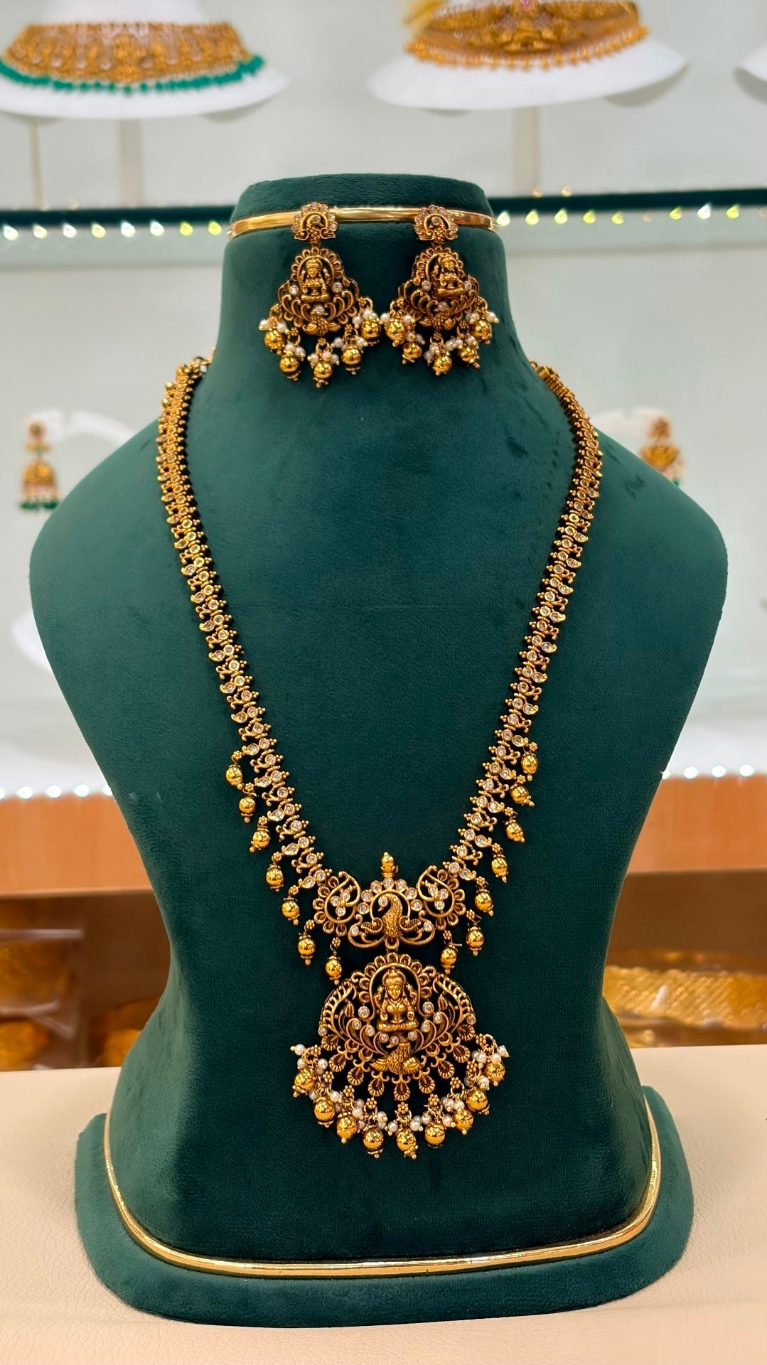 Long set with earrings code SLS 542J