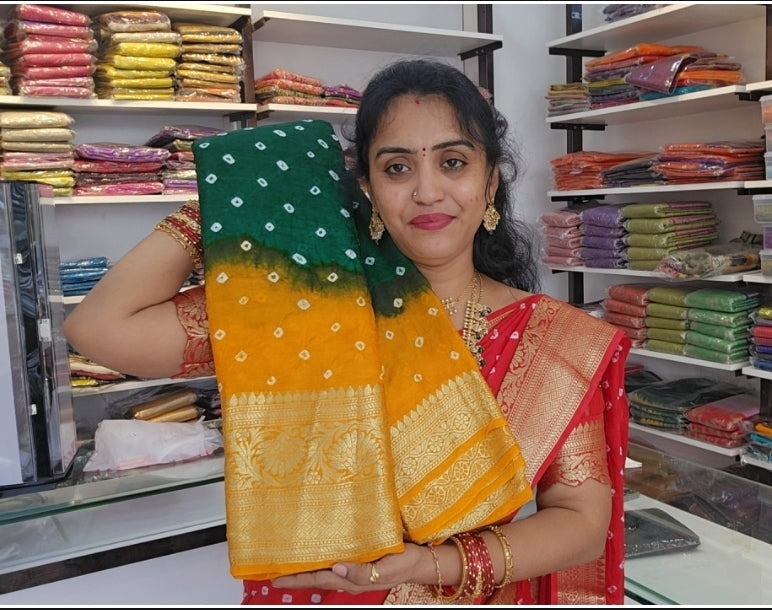 Saree un stiched blouse - SLS83