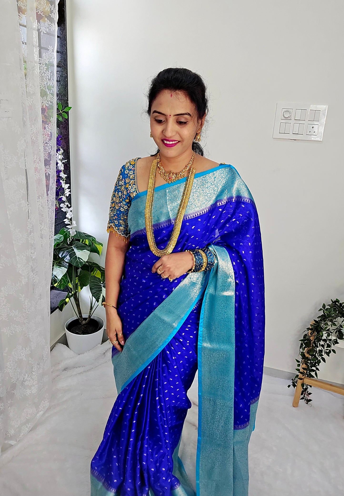 Pree booking only Saree un stiched code SLS 417