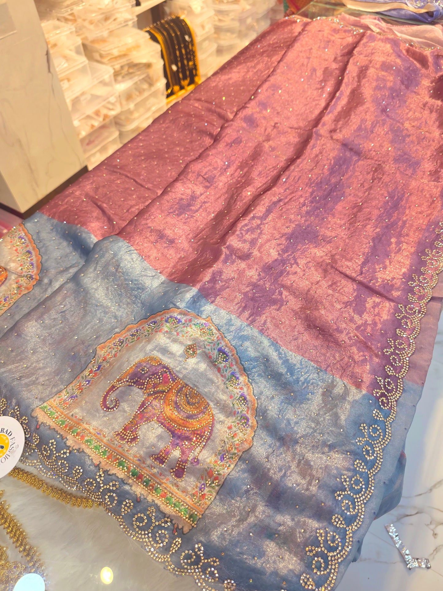 Saree un stitched blouse - SLS 230