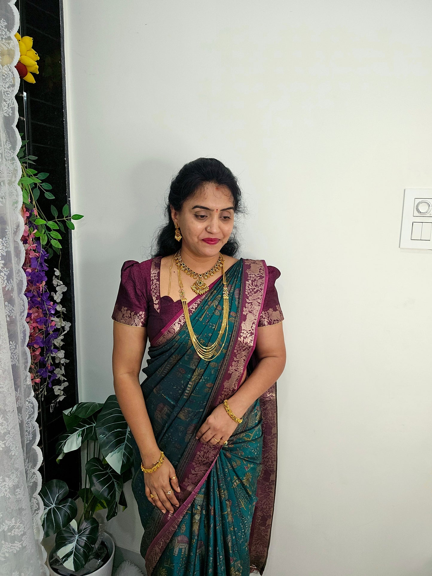 Saree un stiched blouse code SLS 515