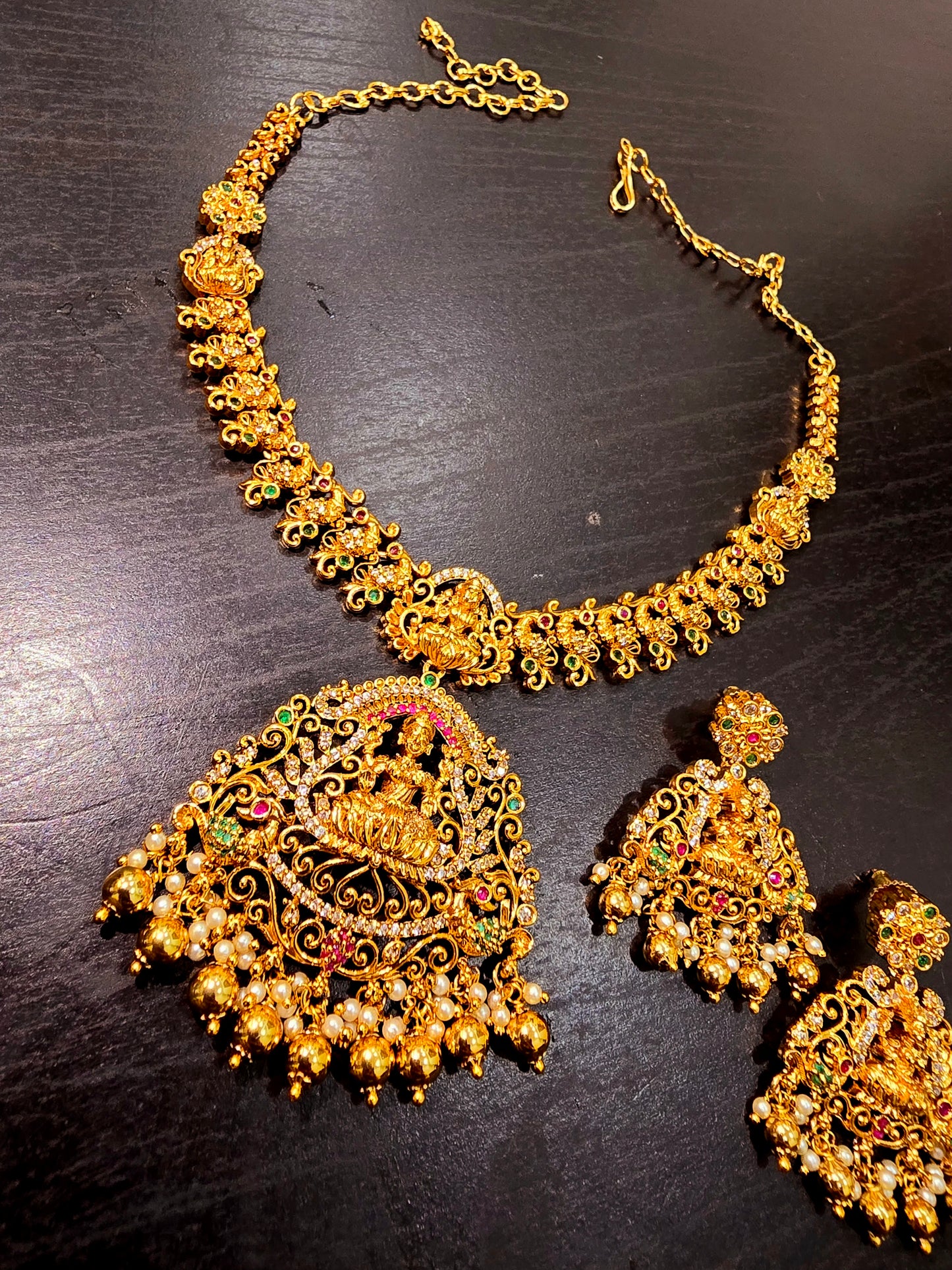 Neck set with earrings Code SLS 373 J