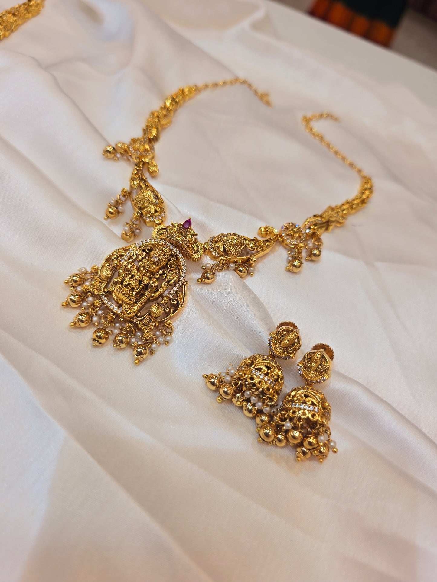 Neck set with earrings Code SLS 325J