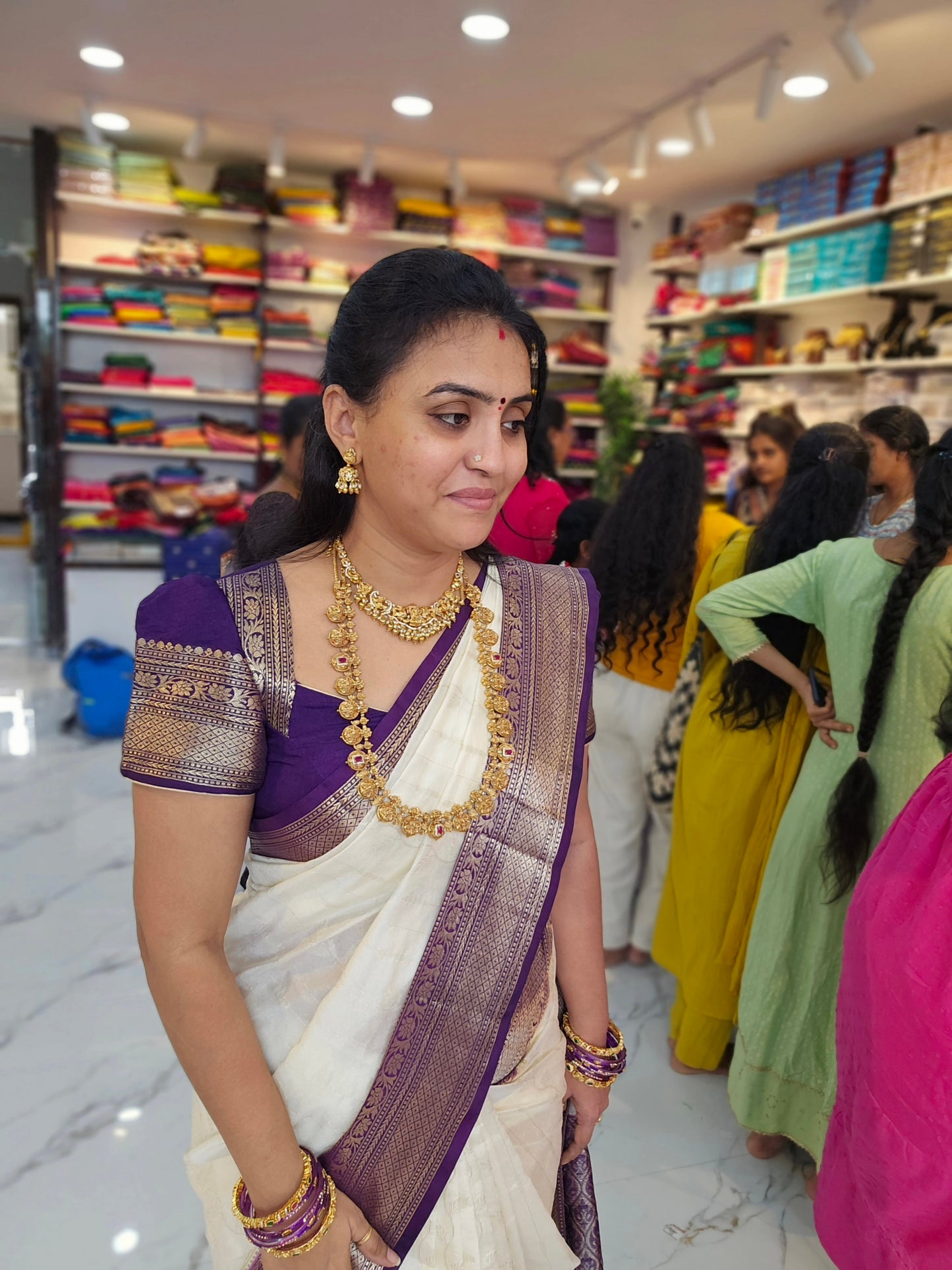Saree un stiched blouse code SLS 691