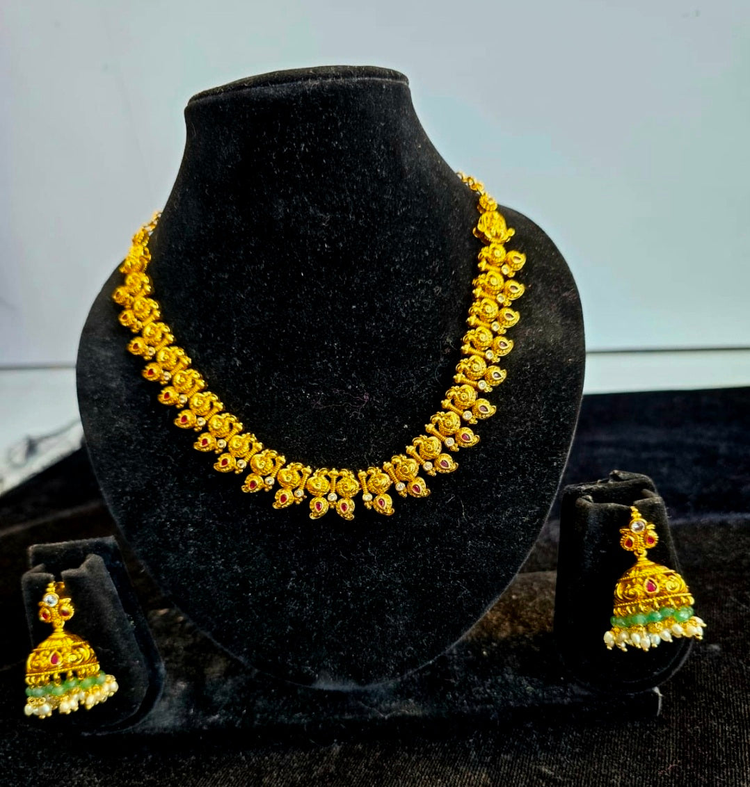 Neck set with earrings code SLS 743J