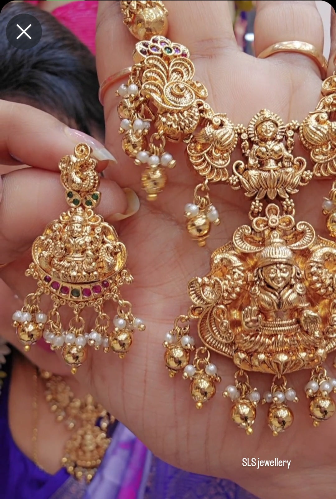 Neck set with earrings code SLS 317J