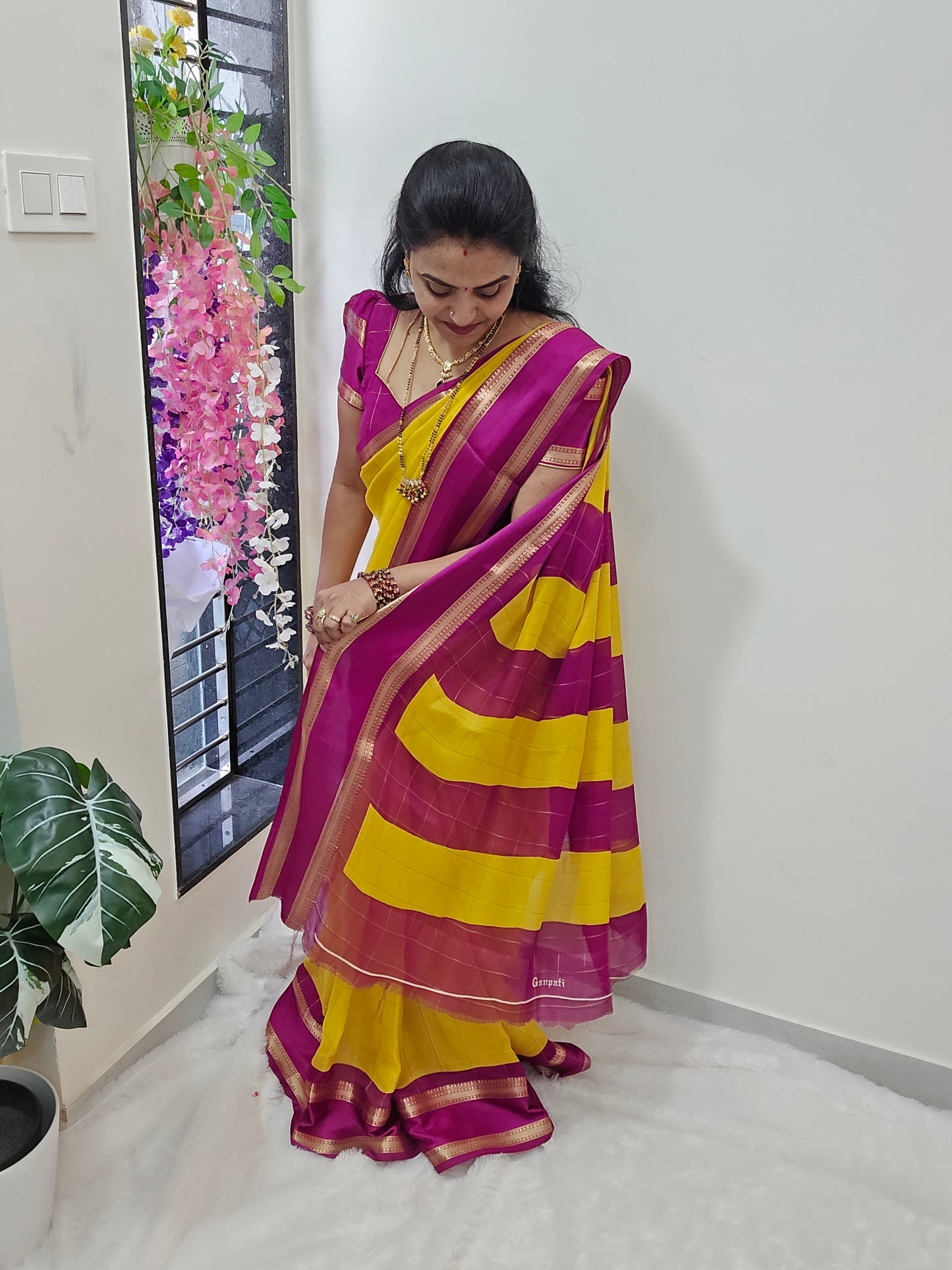 Saree un stiched blouse code SLS 380
