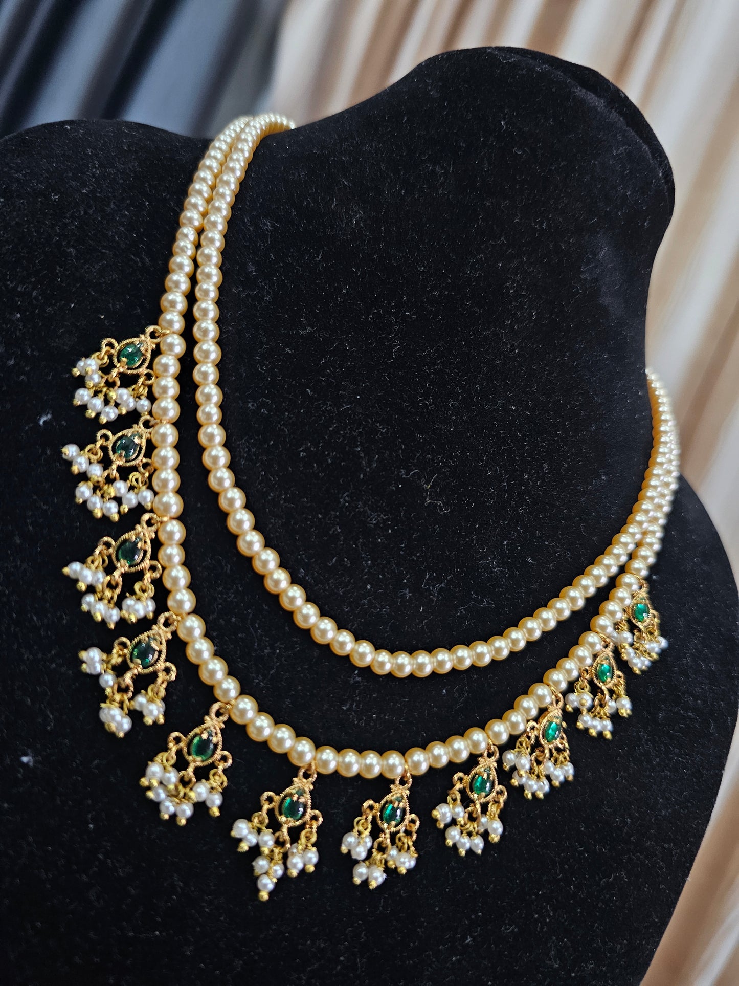 Green colour Muthyala Mala code SLS 773J