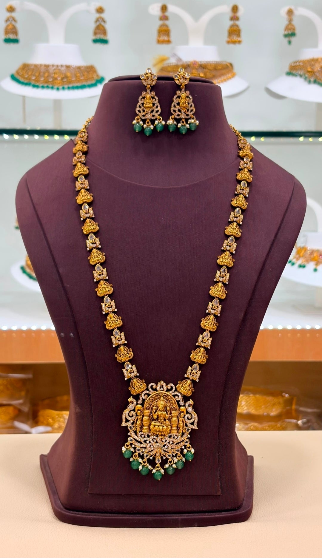 Long set with earrings code SLS 541J