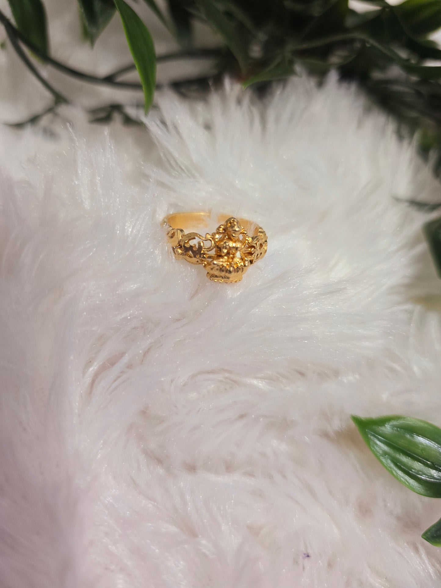 Finger ring 💍 Lakshmi deve code SLS 354 J