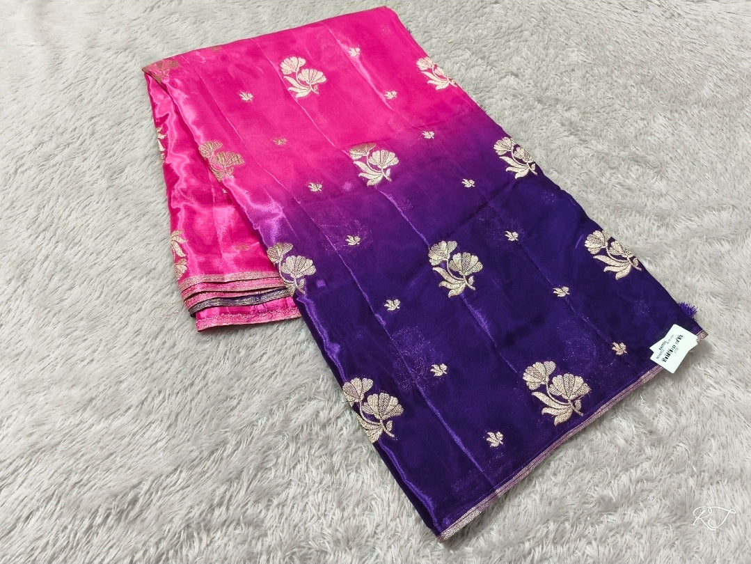 Ugadi offer sale Saree un stiched blouse code SLS 501