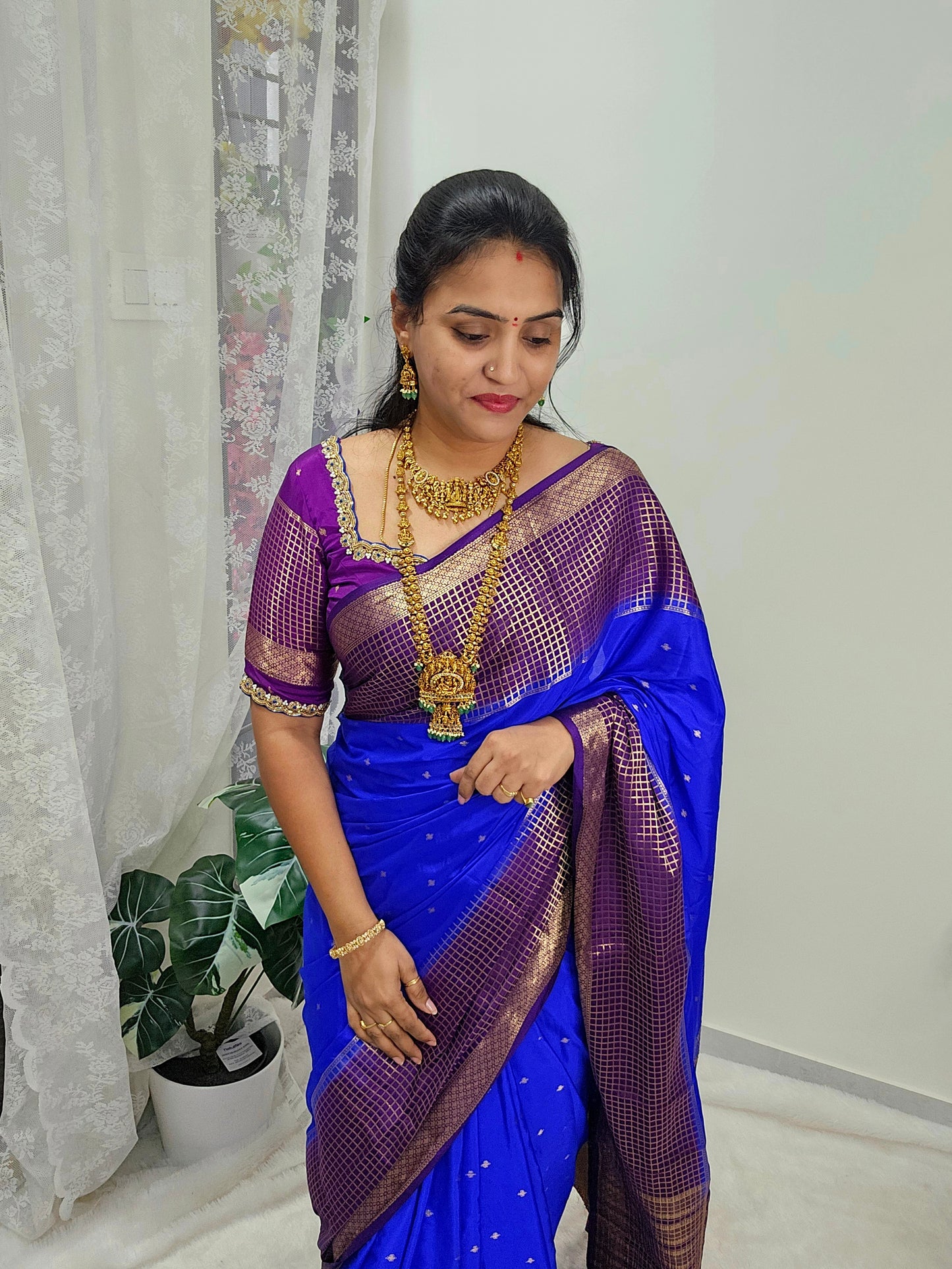 Saree un stiched blouse code SLS 529