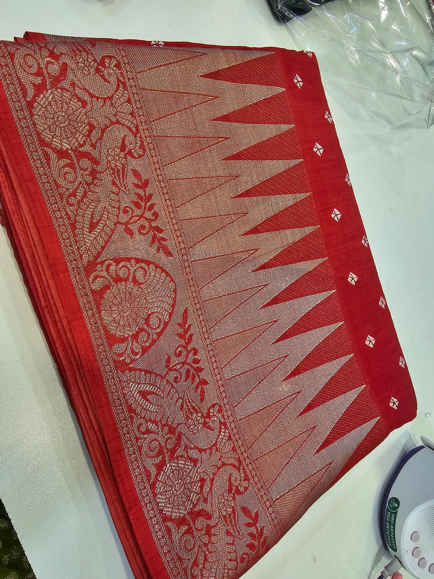 Saree un stiched blouse code SLS 303