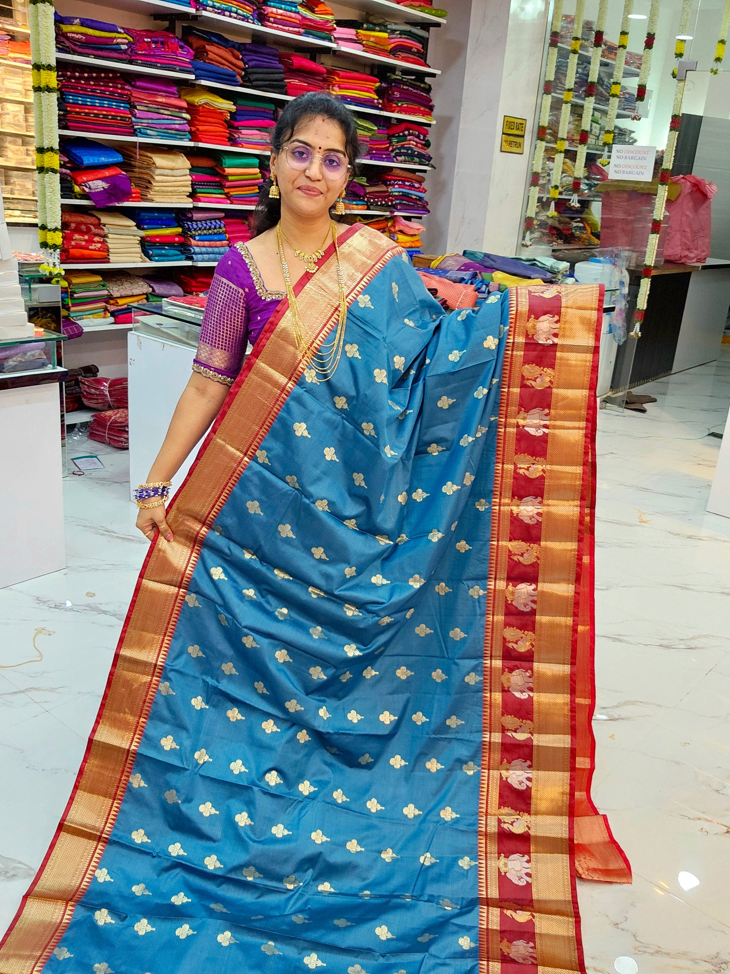 Saree un stiched blouse code SLS 720