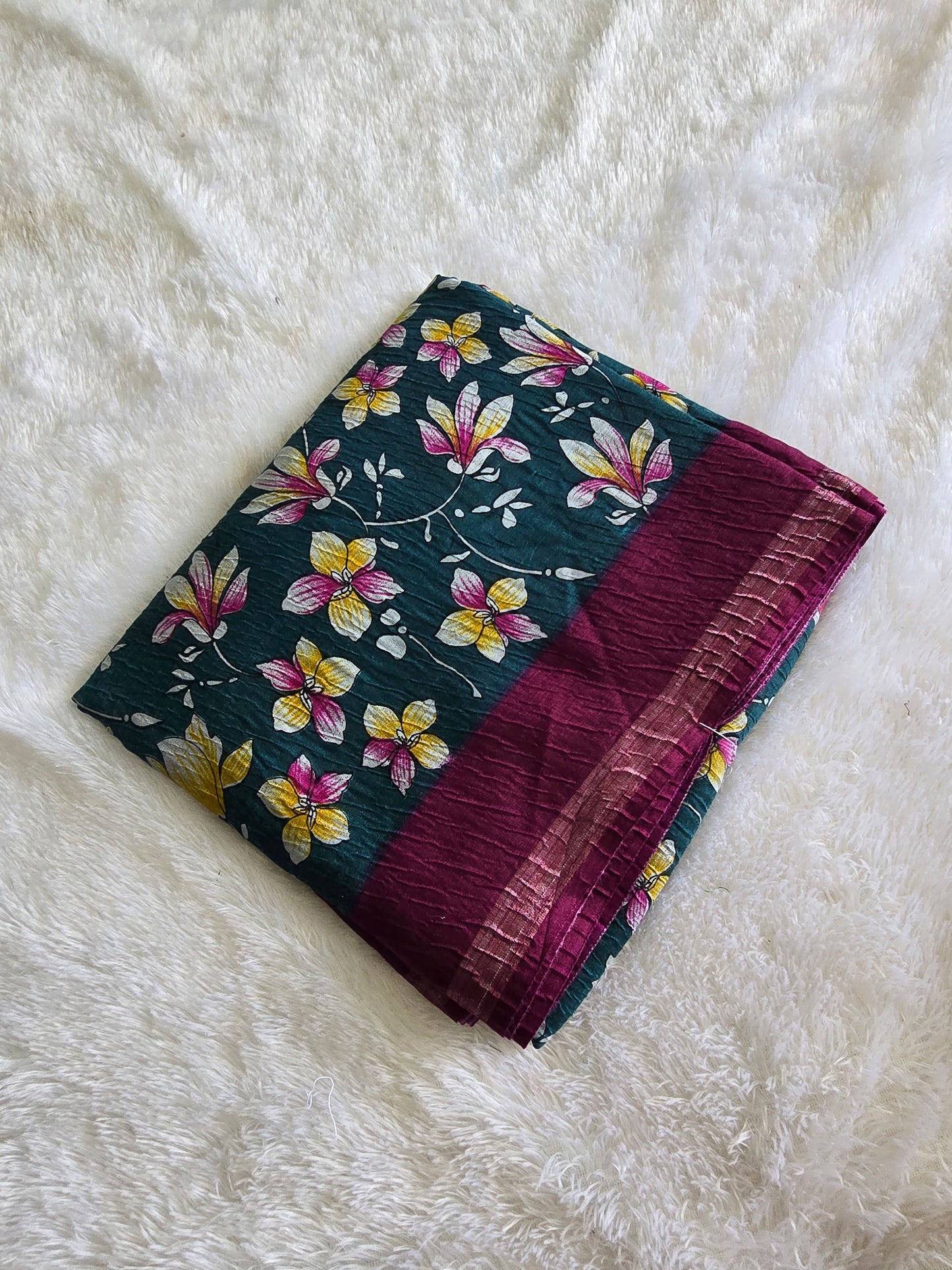 Saree un stiched blouse code SLS 608