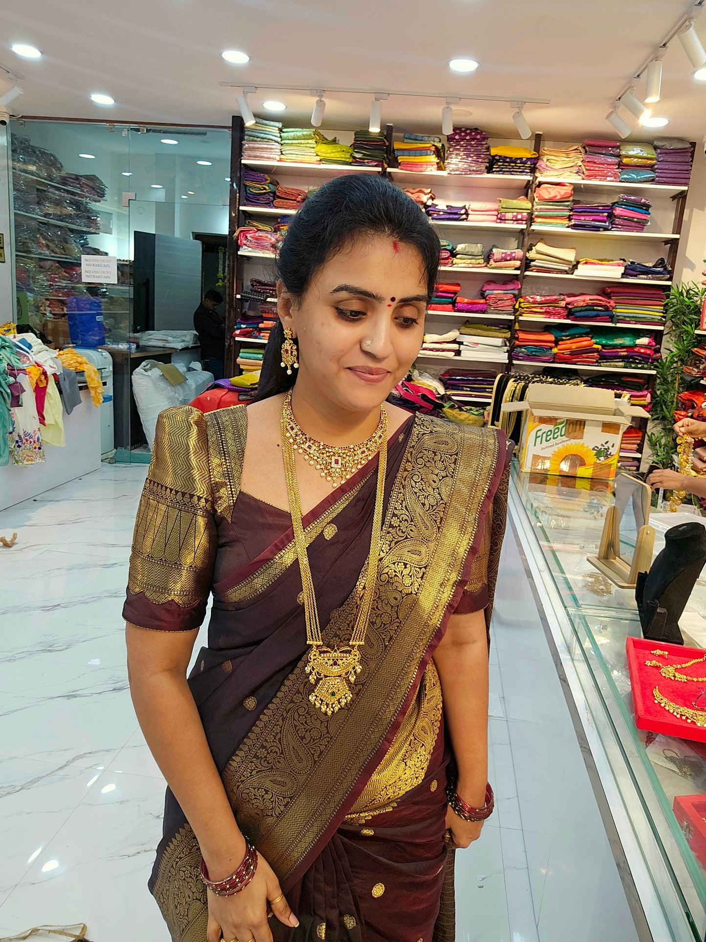 Saree un stiched blouse code SLS 685
