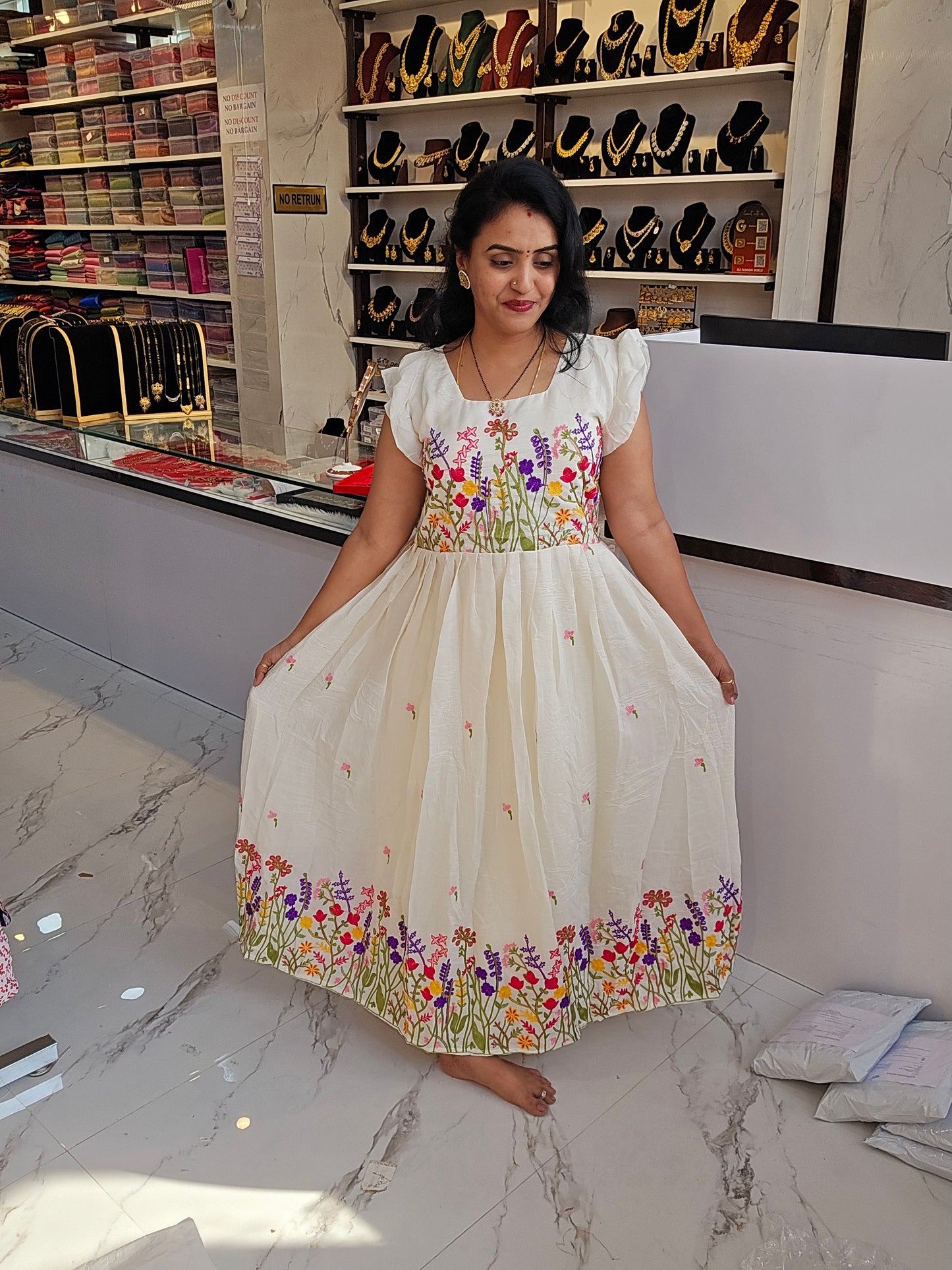 Kadi maxi frock Code SLS 387