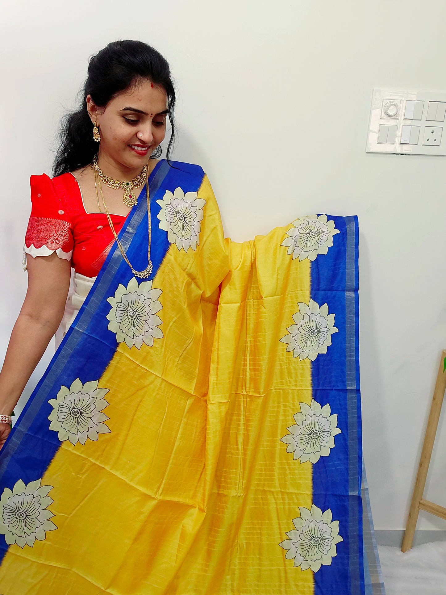 Saree un stiched blouse code SLS 315