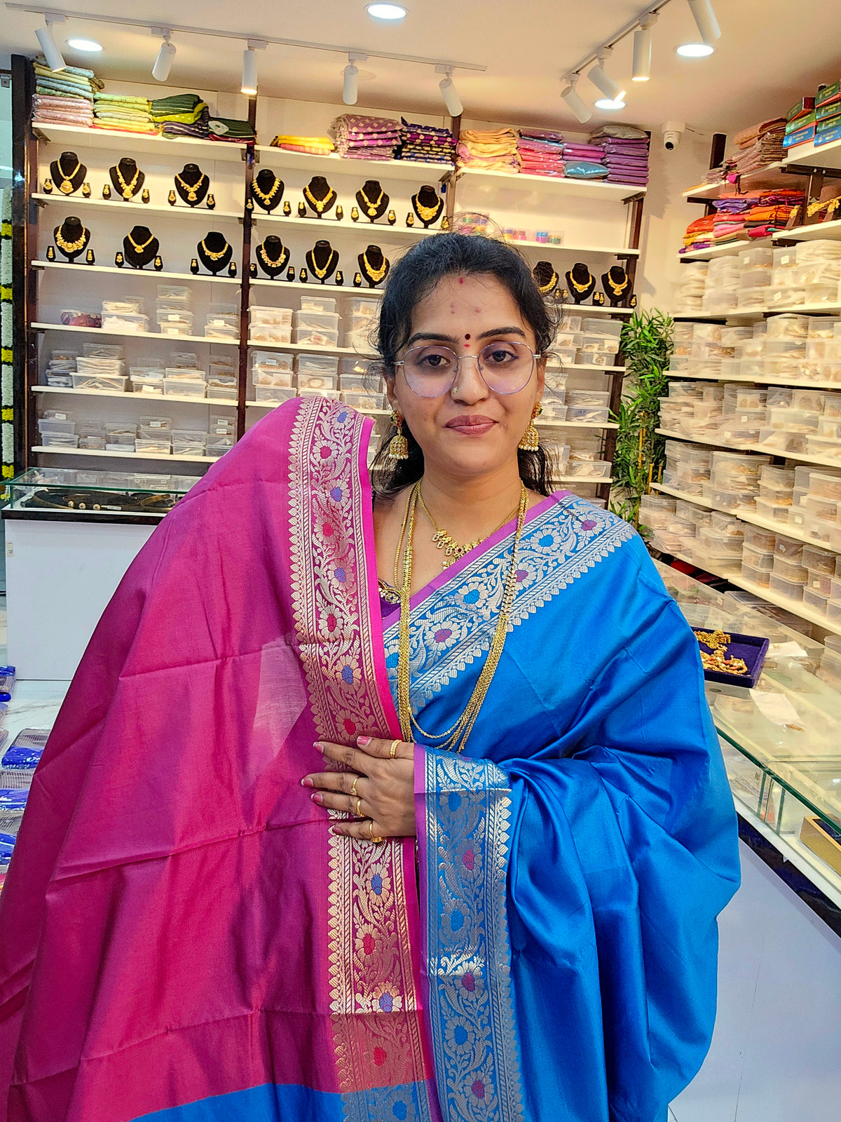 Saree un stiched blouse code SLS 725