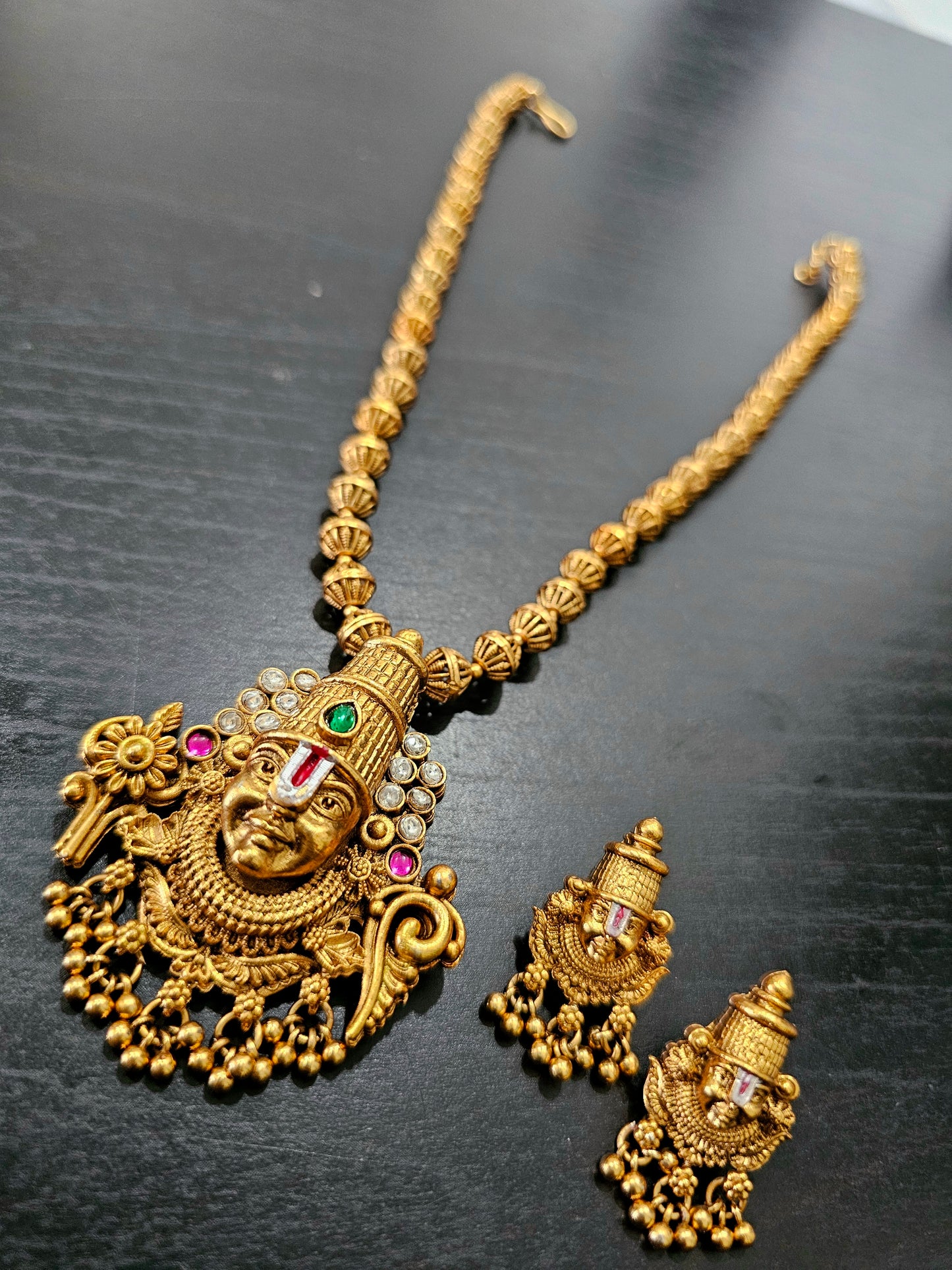 Mala with earrings code SLS 519J