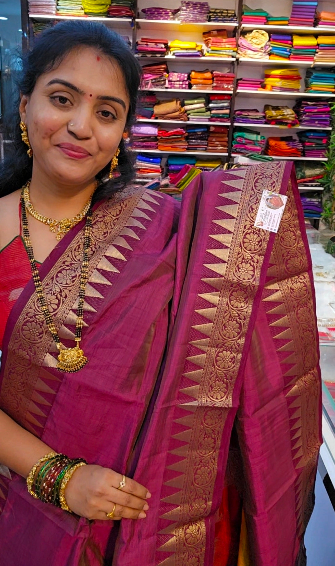 Saree un stiched blouse code SLS 537