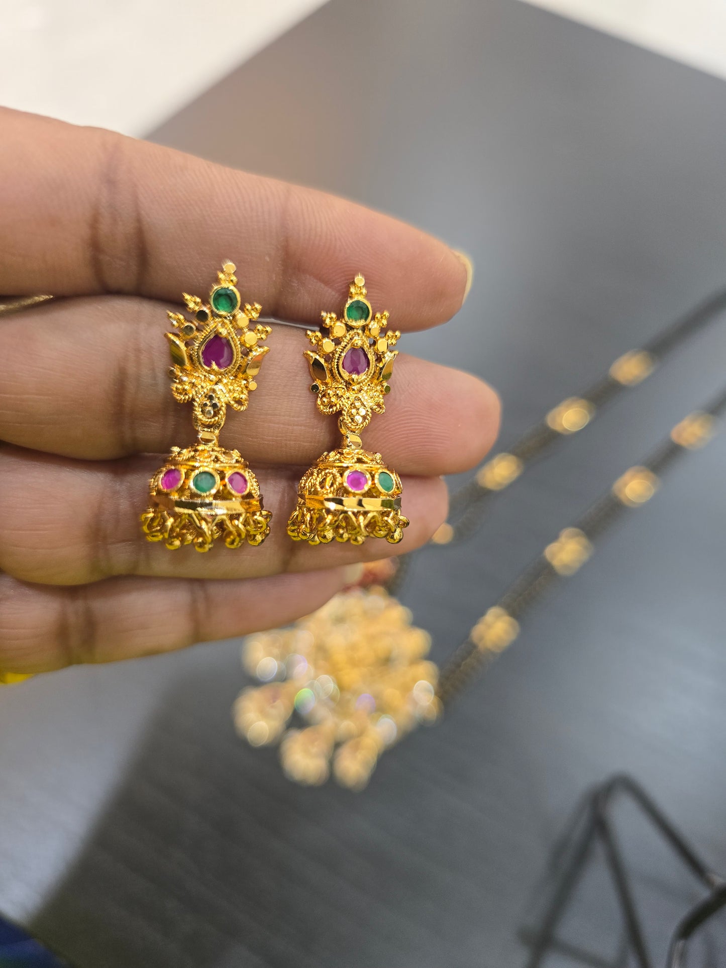 Gold replica screw back earrings Code SLS 312J