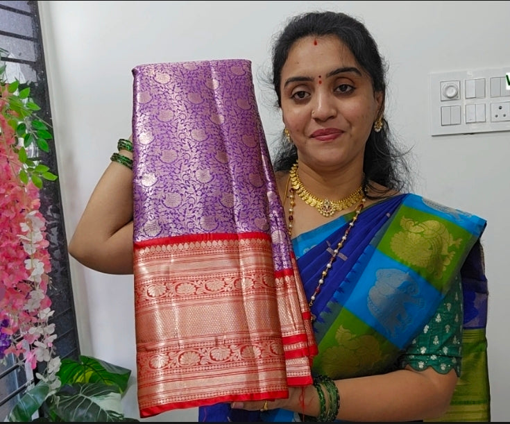 Saree un stiched blouse code SLS 358