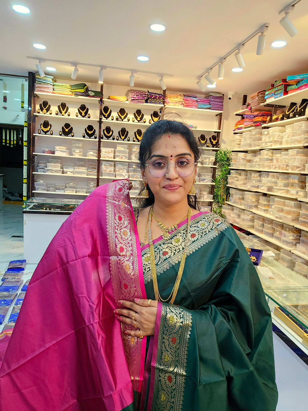 Saree un stiched blouse code SLS 725