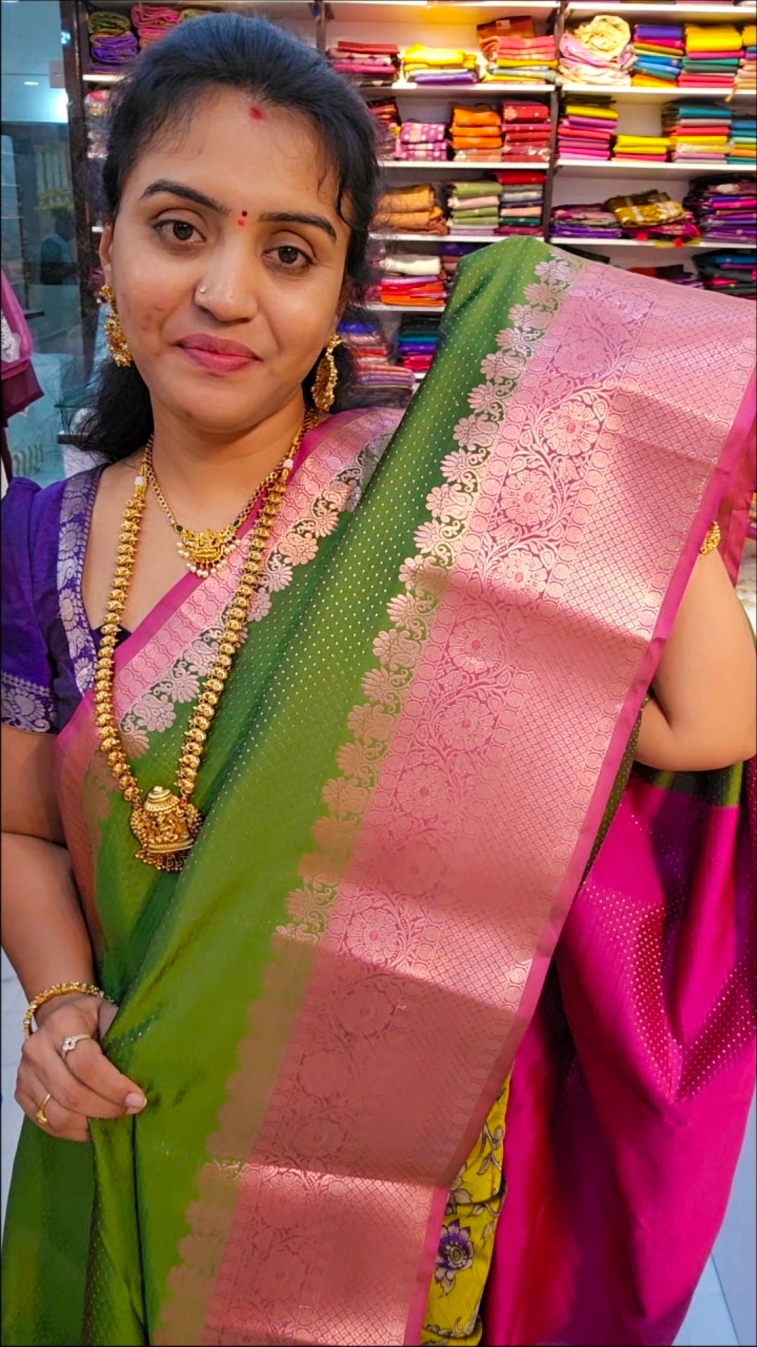 Saree un stiched blouse code SLS 542