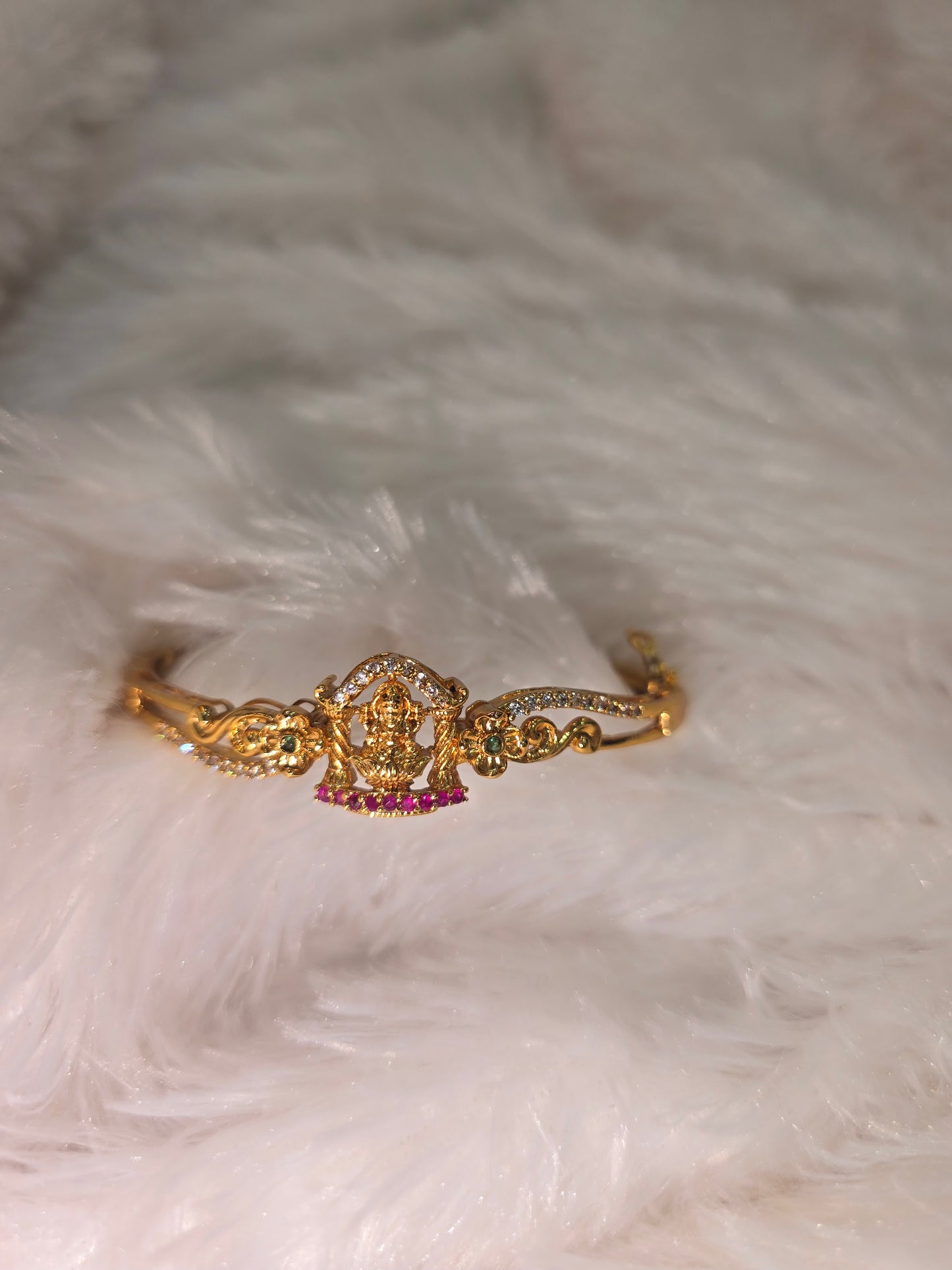 Hand kada bracelet lakshmi devi code SLS 423J