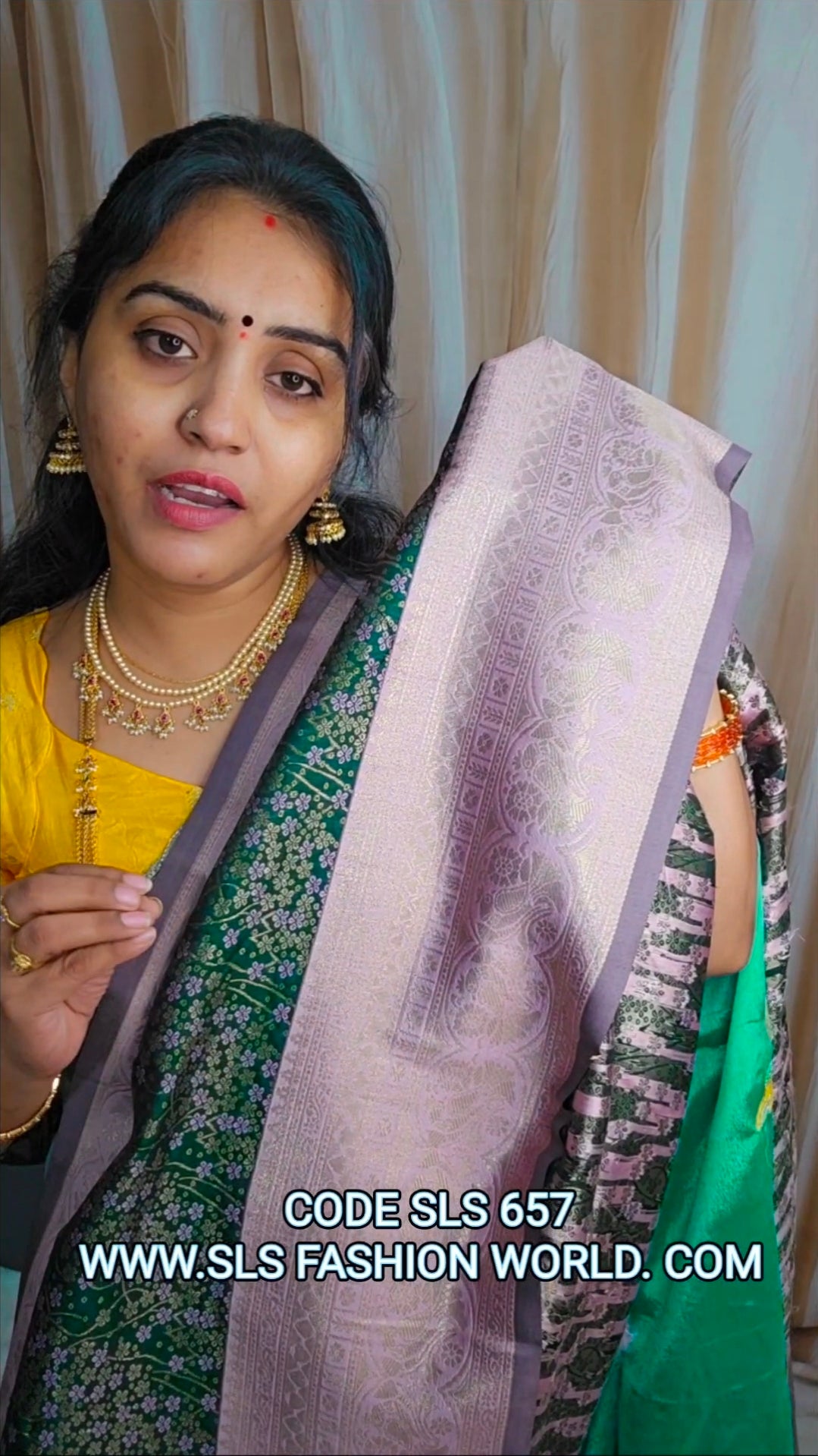 Saree un stiched blouse code Code SLS 657