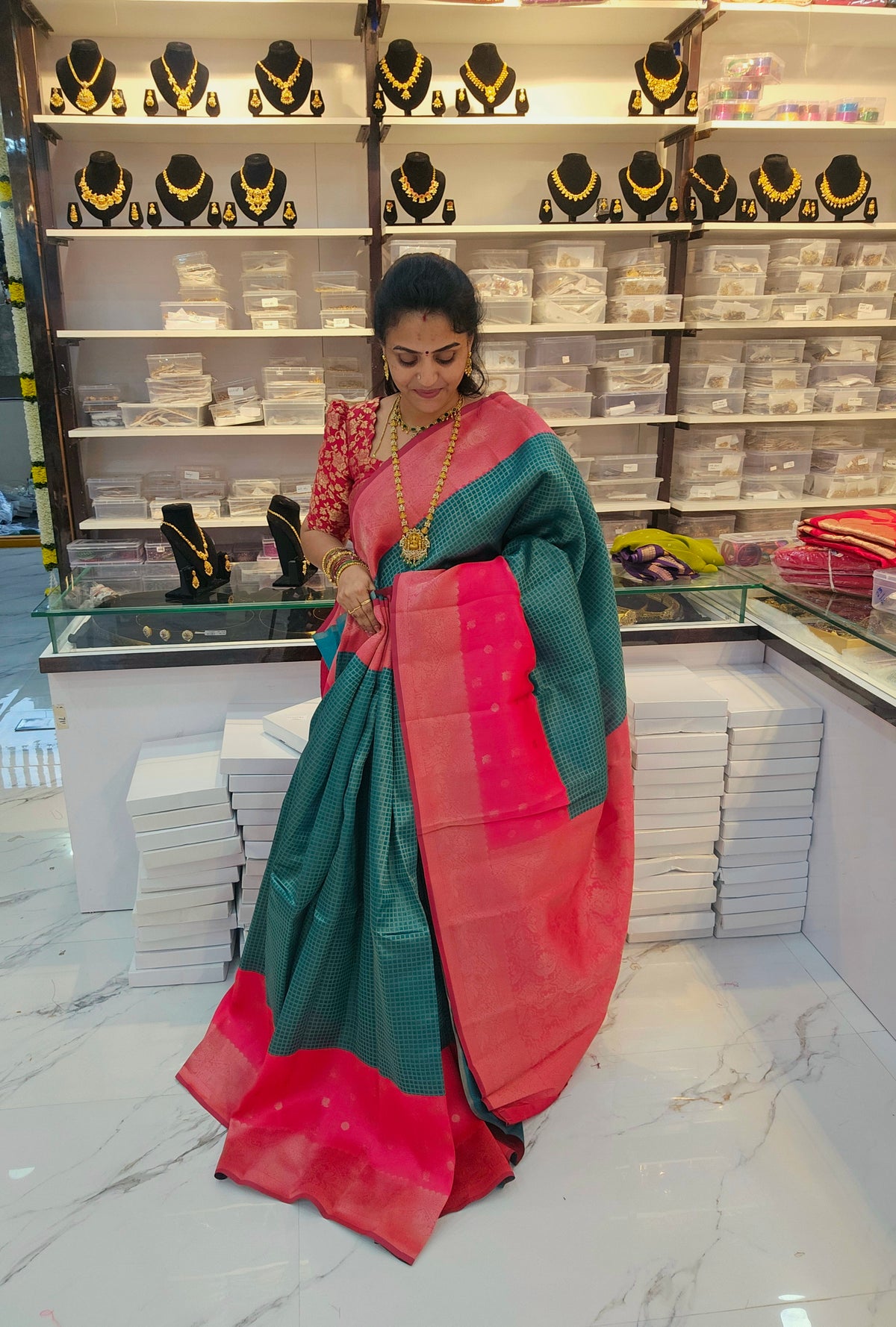 Saree un stiched blouse code SLS 718